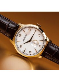 Holzkern; Wood Watch Showtime (Marble/Gold), Men, Natural wood
