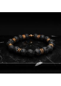 Holzkern Bracelets Men Goud en Lava
