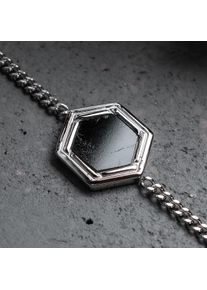 Holzkern Armbanden Heren Zilver en Marmer