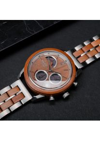 Holzkern; Wood Watch Radar (Cherry/Cherry), Men, Natural wood