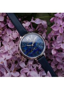 Holzkern; Wood Watch Teresa (Lapis Lazuli/Silver), Women, Natural wood