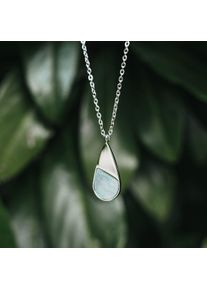 Holzkern Necklaces Damer Sølv og Blå perlemor