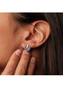 Holzkern Earrings Women Rose Gold and Blue Marble