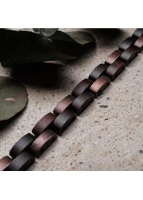 Holzkern Bandlet Rondo (Ahorn/Antiek Koper), Natuurlijk hout, heren en dames, in maat verstelbaar