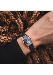 Holzkern; Wood Watch Maya (Marble/Rose Gold), Women, Natural wood