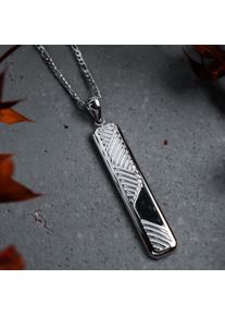 Holzkern Necklaces Men Zilver en Marmer