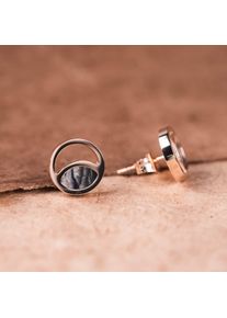 Holzkern Earrings Women Rose Gold and Marble