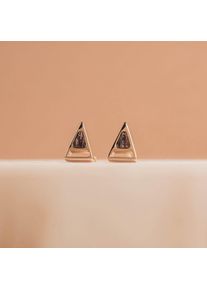 Holzkern Earrings Women Gold and Wenge