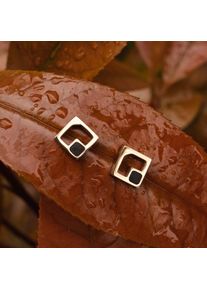 Holzkern Earrings Women Rose Gold and Marble