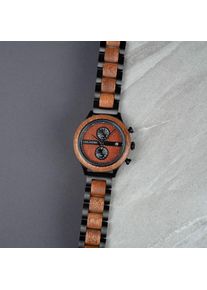Holzkern; Wood Watch Golden Gate (Mahagony/Sandstone), Women, Natural wood