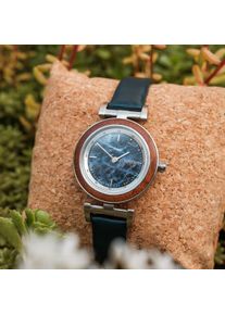 Holzkern; Montre en bois Bessie (Koa/Marbre), Femme, Bois naturels