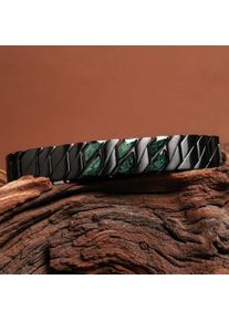 Holzkern Bandlet Bariton (Marmor & Sort), Naturligt træ, Damen und Herren, Justerbar i størrelse