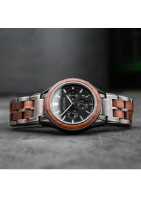 Holzkern; Wood Watch Spacewalk (Walnut/Maple), Men, Natural wood