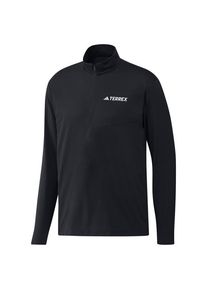 adidas terrex Multi Half Zip L/S Tee Fleecetrui Heren (XL |zwart)