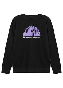 DEDICATED Sweatshirt Malmoe Rising Logo Trui Heren (XXL |zwart)
