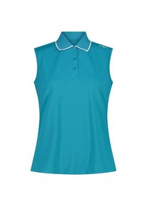 CMP Womens Polo Sleeveless Poloshirt Dames (42 |turkoois)