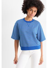 C&Amp;A Bluza basic-w paski, Niebieski, Rozmiar: M