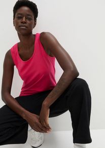 Débardeur sans couture Essential - fuchsia - taille 46/48 (L) avec coton - bonprix