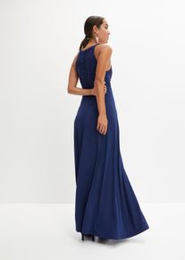Robe longue à dentelle - bleu - taille 38/40 (S) - bonprix