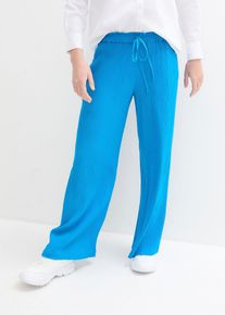 Pantalon palazzo 100% viscose - bleu - taille 50 - Viscose - bonprix
