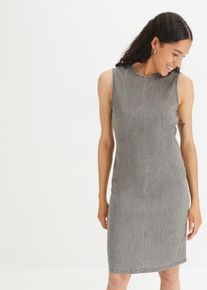 Robe midi en jean - gris - taille 50 avec coton - bonprix