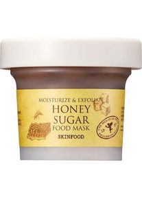 SKINFOOD Maskers Moisturize & Exfoliate Honey Sugar Mask Hydratatie Dames 120 g