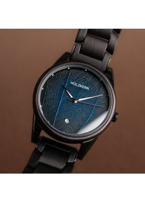 Holzkern; Drewniany zegar Hapuku (Drewno klonowe/liść), Unisex, Naturalne drewno
