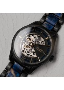 Holzkern; Wood Watch Vredefort (Marble/Black), Men, Natural wood