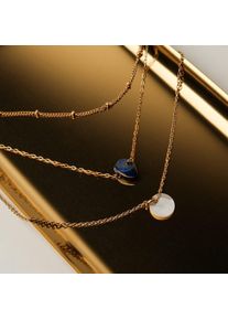 Holzkern Colliers Femme Or et Nacre