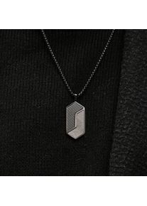 Holzkern Necklaces Men Black and Marble