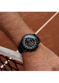 Holzkern; Wood Watch Rackets (Hawk’s eye/Black), Men, Natural wood
