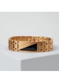Bracelet Holzkern pour homme et femme Looper (Érable/Or) en bois naturel, taille ajustable