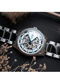 Holzkern; Orologio di legno Whitecourt (Acero/Argentato), Uomo, Legno naturale