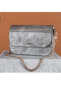 Holzkern Borsa Uniqase Iveya Ardesia Grigia VEGANA Borsa a Tracolla