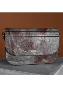 Holzkern Borsa Uniqase Iveya Ardesia Grigia Borsa a Tracolla