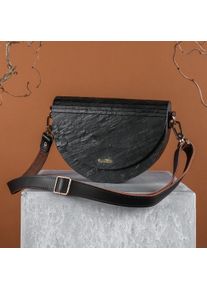 Holzkern Borsa Uniqase Asami Ardesia Nera Borsa a Tracolla