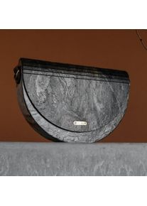 Holzkern Borsa Uniqase Asami Ardesia Ocra-Grigia Borsa a Tracolla