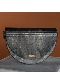 Holzkern Borsa Uniqase Asami Ardesia Ocra-Grigia VEGANA Borsa a Tracolla