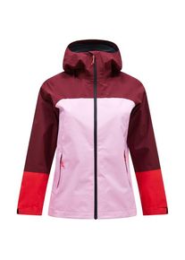 Peak Performance Women's Trail Hipe Shell Jacket Waterproof jacket Women (XS, pink/red)