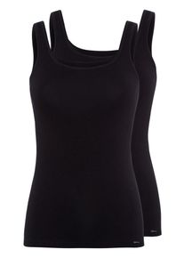 Skiny Unterhemd Damen schwarz Größe L