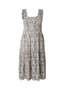 Vero Moda Curve Dames Zomerjurk 'VMCMenny' crème / zwart 44