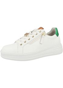 Gabor Dames Sneakers laag groen / wit 44