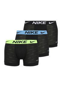 NIKE Underwear Trunks Herren hellblau / hellgrün / schwarz / weiß Größe XL
