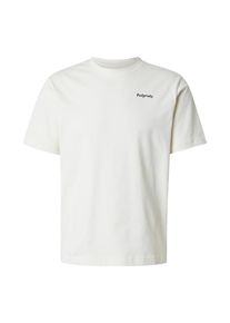 KnowledgeCotton Apparel T-Shirt Herren elfenbein / navy / hellbraun / gelb Größe M