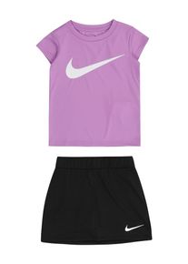 Nike Sportswear Set 'Scooter' Mädchen eosin / schwarz / weiß Größe 98
