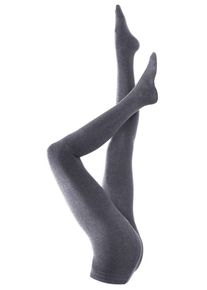 Lavana Collant Femme gris, noir taille S
