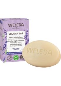 Weleda Duche Cuidado sólido de duche em barra Lavanda + Vetiver Sabão Unisex 75 g