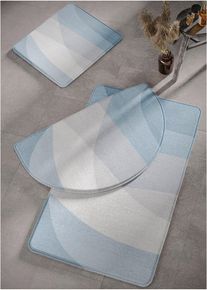 Tappeto da bagno con memory foam - Blu - Taglia 50x80 cm - bonprix
