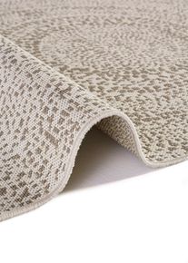 Tappeto da interno ed esterno con motivo circolare - Beige - Taglia 60x110 cm - bonprix