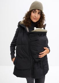 Gilet prémaman idrorepellente con inserto babywearing - Nero - Taglia 54 - bonprix